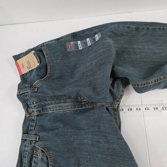 NWT Levi's 559 relaxed straight jeans 36x36 blue denim mens 6140 - Picture 9 of 11